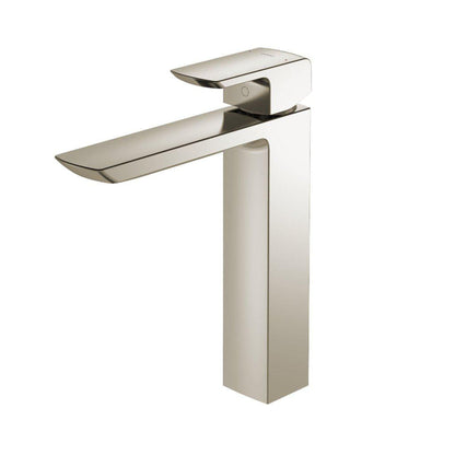 TOTO GR Polished Nickel 1.2 GPM Single-Handle Vessel Bathroom Sink Faucet With Comfort Glide