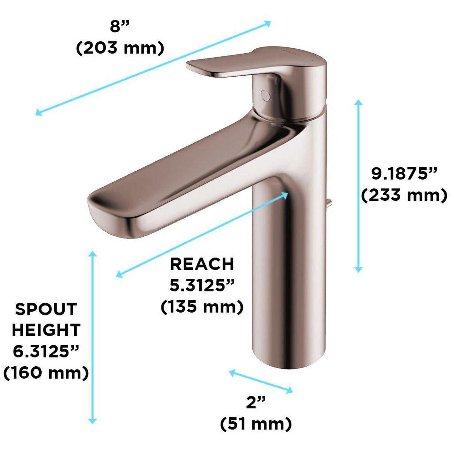 TOTO GS Polished Bronze 1.2 GPM Single-Handle Semi-Vessel Bathroom Sink Faucet With Comfort Glide