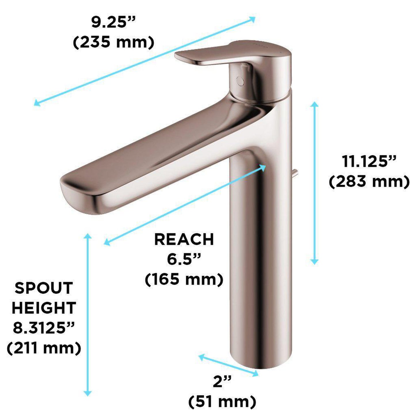 TOTO GS Polished Bronze 1.2 GPM Single-Handle Vessel Bathroom Sink Faucet With Comfort Glide