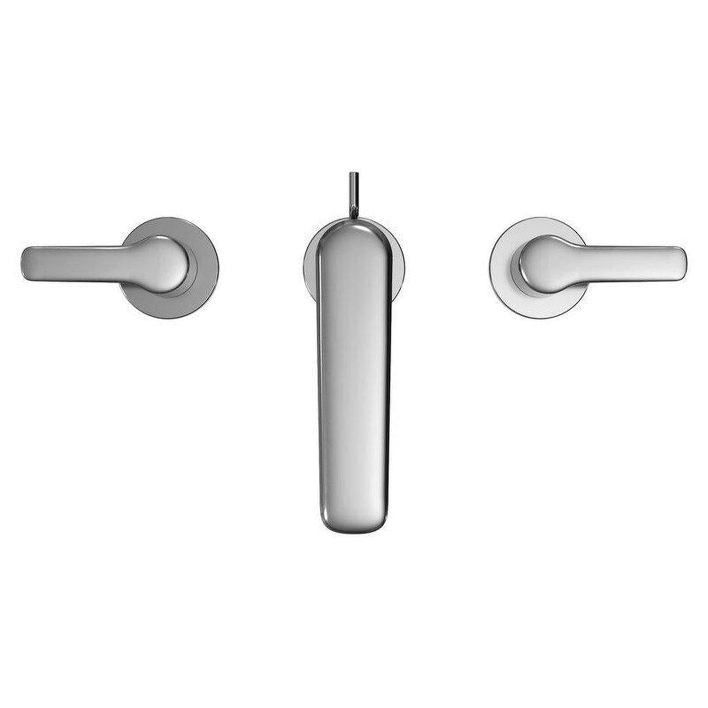 TOTO GS Polished Chrome 1.2 GPM Two-Handle Widespread Bathroom Sink Faucet With Drain Assembly