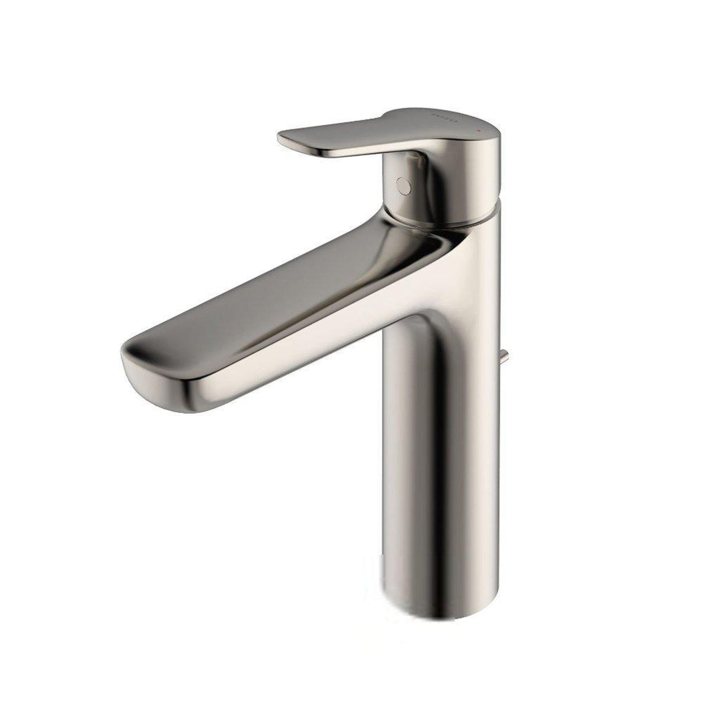 TOTO GS Polished Nickel 1.2 GPM Single-Handle Semi-Vessel Bathroom Sink Faucet With Comfort Glide