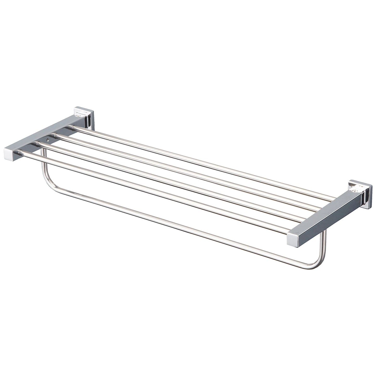 TOTO L-Series Polished Chrome Square Tower Shelf