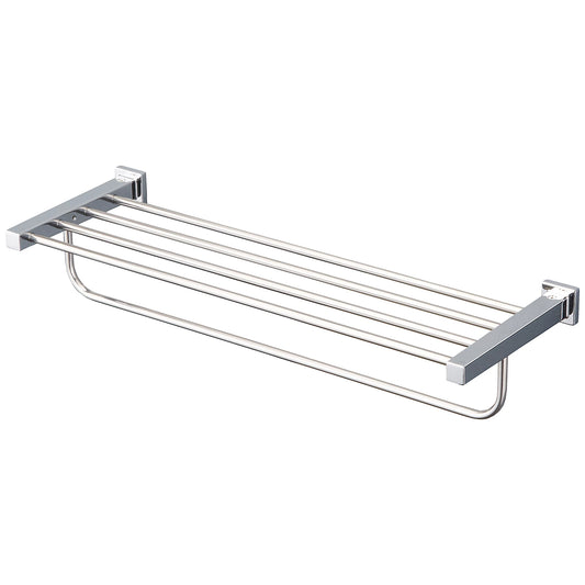 TOTO L-Series Polished Chrome Square Tower Shelf