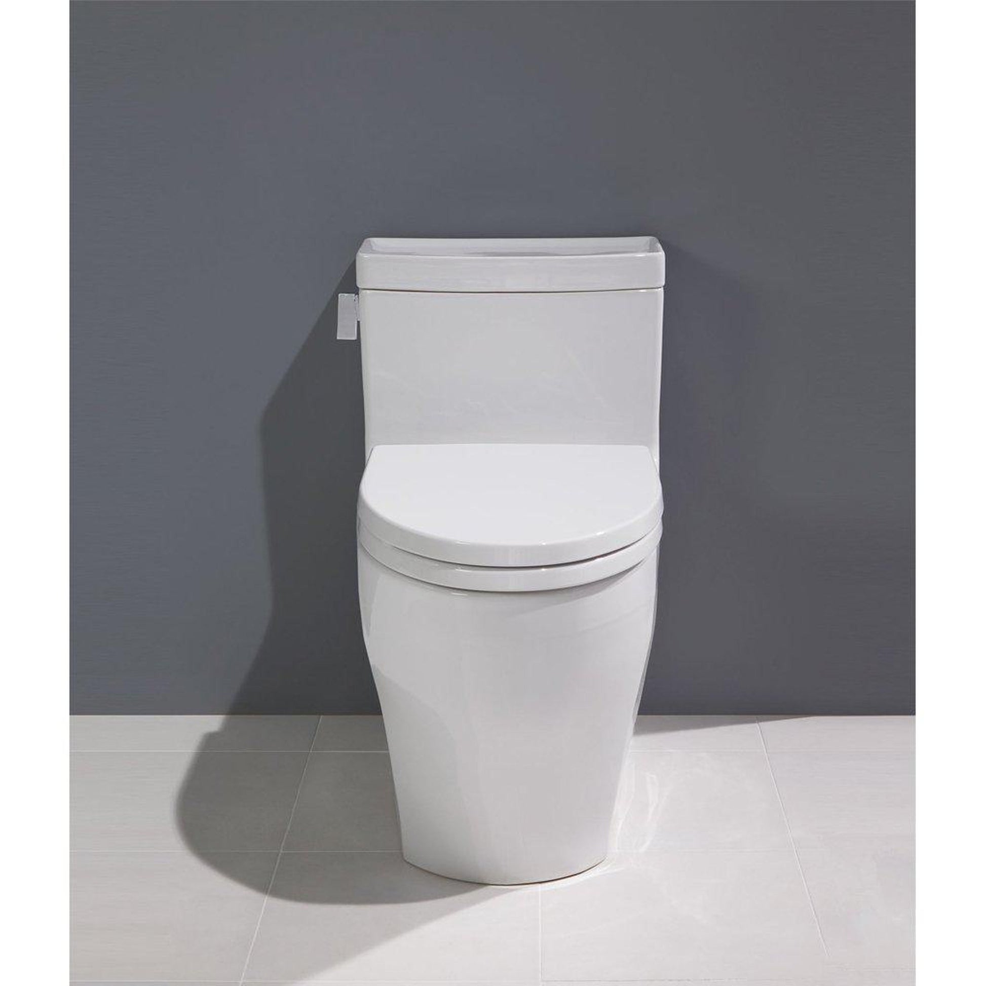 TOTO Legato 1.28 GPF Cotton Elongated One-Piece Toilet With Washlet+ Connection