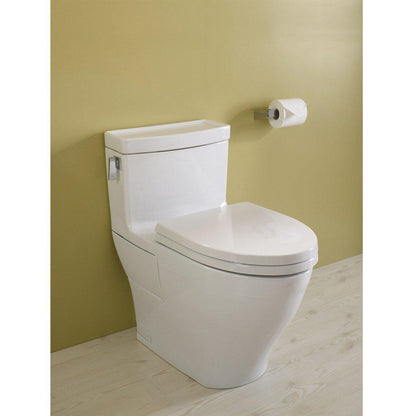 TOTO Legato 1.28 GPF Cotton Elongated One-Piece Toilet With Washlet+ Connection