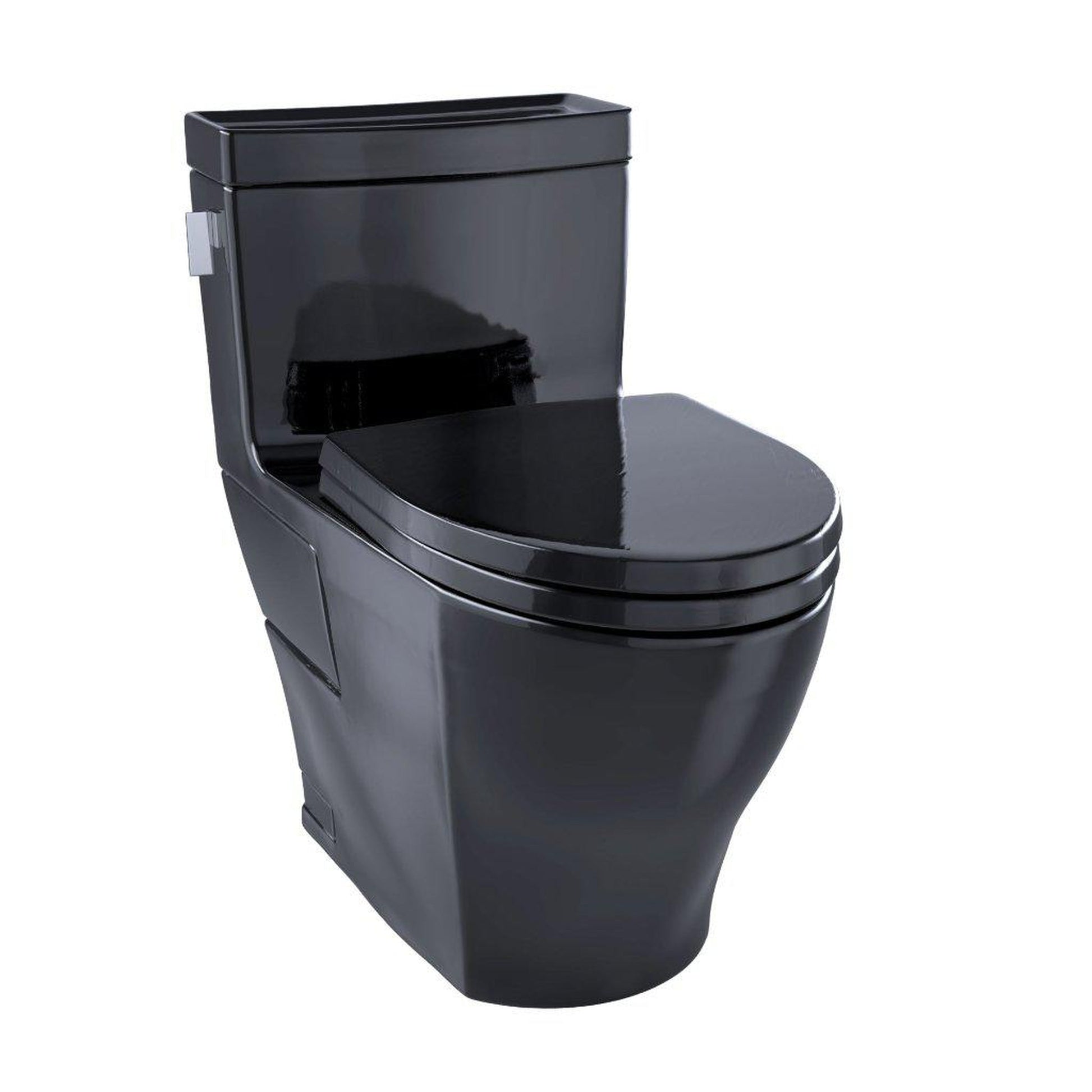 TOTO Legato 1.28 GPF Ebony Elongated One-Piece Toilet With Washlet+ Connection
