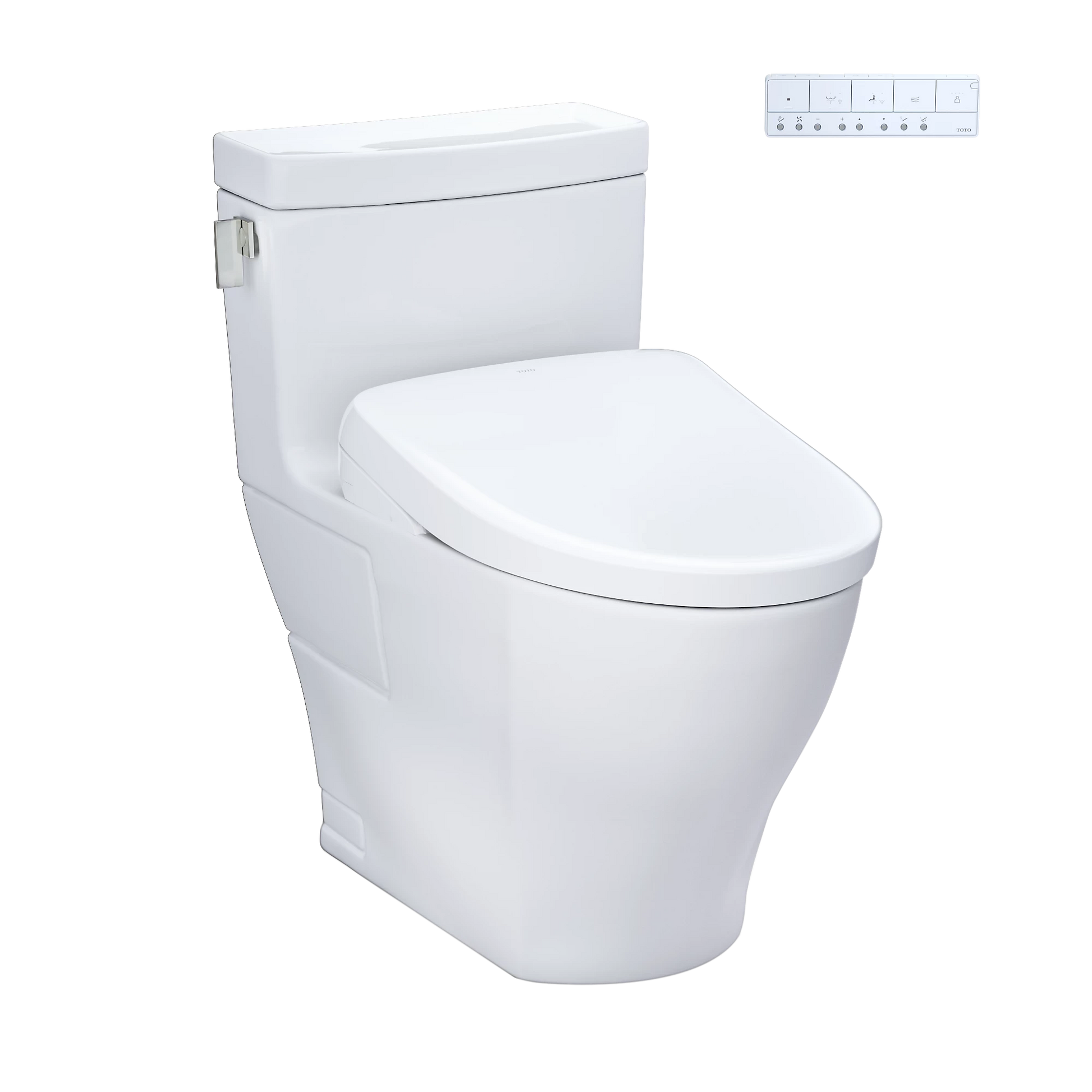 TOTO Legato Cotton 1.28 GPF One-Piece Toilet With S7 Washlet +