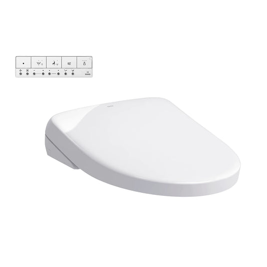 TOTO S7 Cotton Elongated Manual Contemporary Lid Washlet+