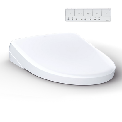 TOTO S7A Cotton Elongated Auto Contemporary Lid Washlet+
