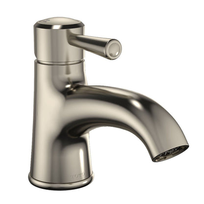 TOTO Silas Brushed Nickel 1.2 GPM Single Handle Bathroom Lavatory Faucet With Drain Assembly