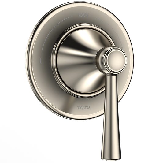 TOTO Silas Brushed Nickel Two-Way Diverter Trim With Off