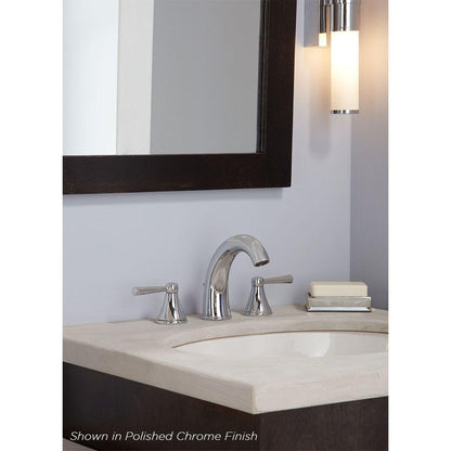 TOTO Silas Polished Chrome 1.2 GPM Double Handle Widespread Bathroom Lavatory Sink Faucet With Lever Handles