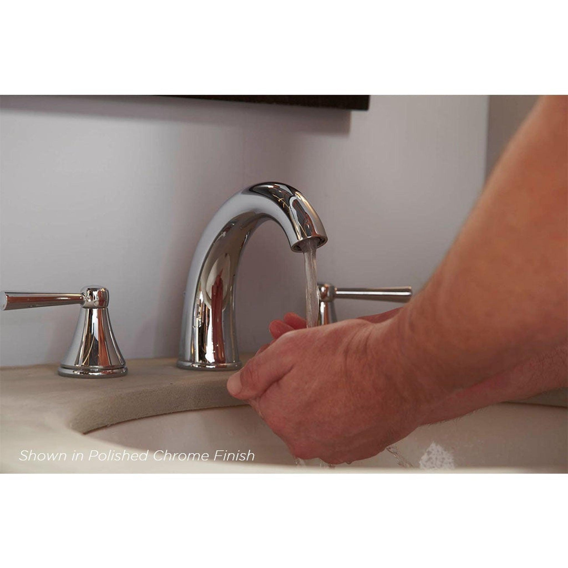 TOTO Silas Polished Chrome 1.2 GPM Double Handle Widespread Bathroom Lavatory Sink Faucet With Lever Handles