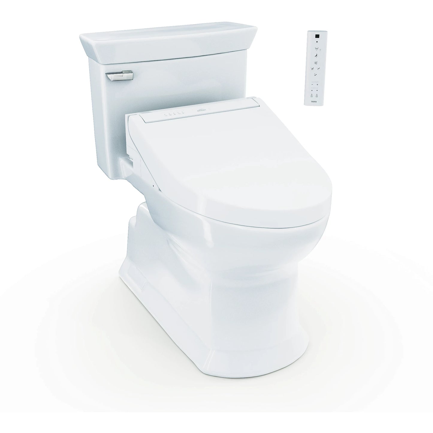 TOTO Soirée Cotton 1.28 GPF UH One-Piece Toilet With C5 Washlet +