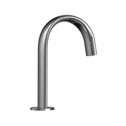 TOTO T24S51 Polished Chrome 0.5 GPM AC Power Touchless Gooseneck Faucet With Mixing Valve