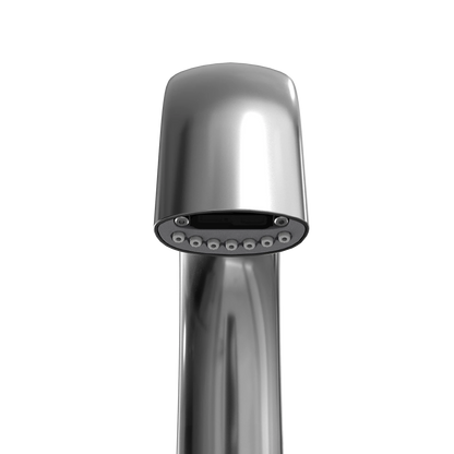 TOTO T24S53 Polished Chrome 0.5 GPM EcoPower Touchless Gooseneck Faucet With Mixing Valve