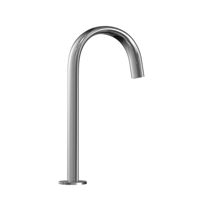 TOTO T24T51 Polished Chrome 0.5 GPM AC Power Touchless Gooseneck Vessel Faucet With Mixing Valve