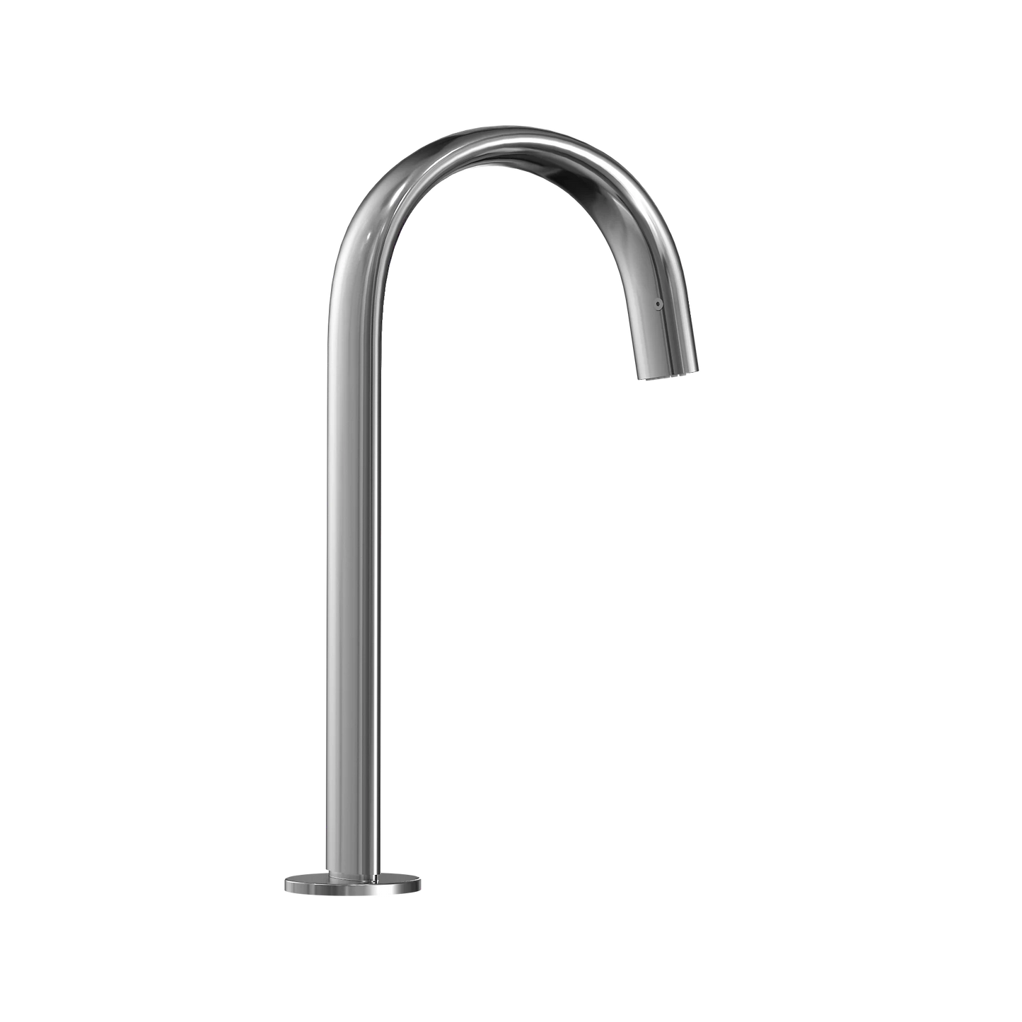 TOTO T24T53 Polished Chrome 0.5 GPM AC Power Touchless Gooseneck Vessel Faucet With Mixing Valve