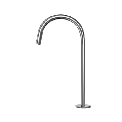TOTO T24T53 Polished Chrome 0.5 GPM AC Power Touchless Gooseneck Vessel Faucet With Mixing Valve