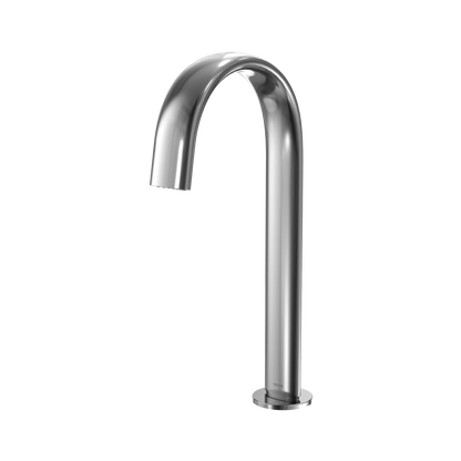 TOTO T24T53 Polished Chrome 0.5 GPM AC Power Touchless Gooseneck Vessel Faucet With Thermo Mixing Valve