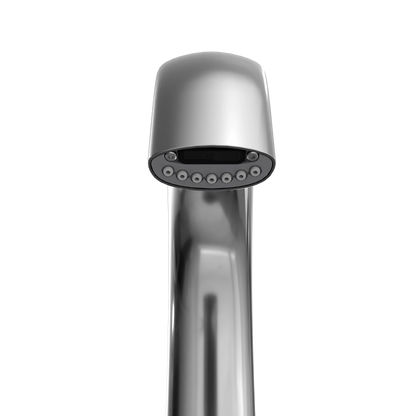 TOTO T24T53 Polished Chrome 0.5 GPM AC Power Touchless Gooseneck Vessel Faucet With Thermo Mixing Valve