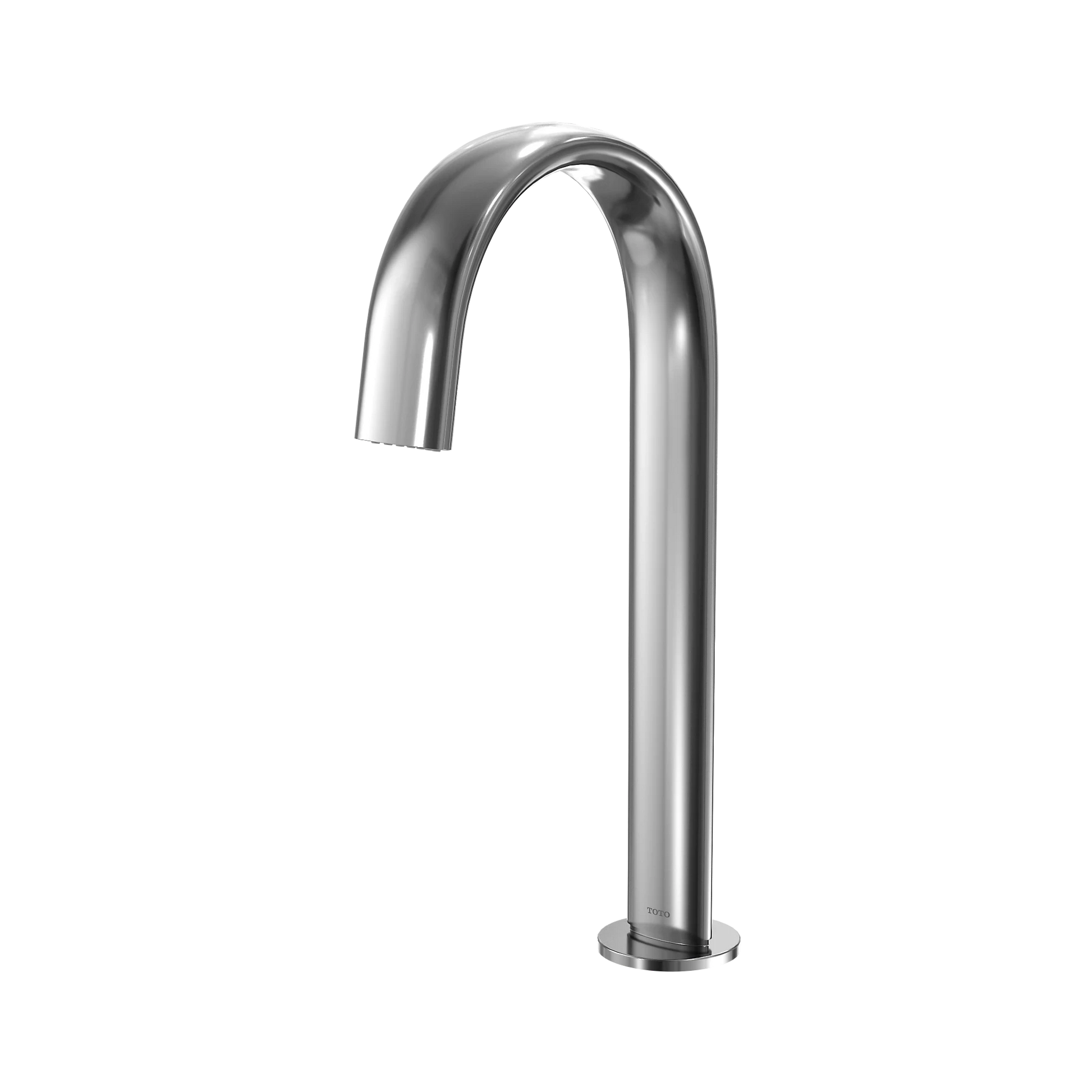 TOTO T24T53 Polished Chrome 0.5 GPM EcoPower Touchless Gooseneck Vessel Faucet With Mixing Valve