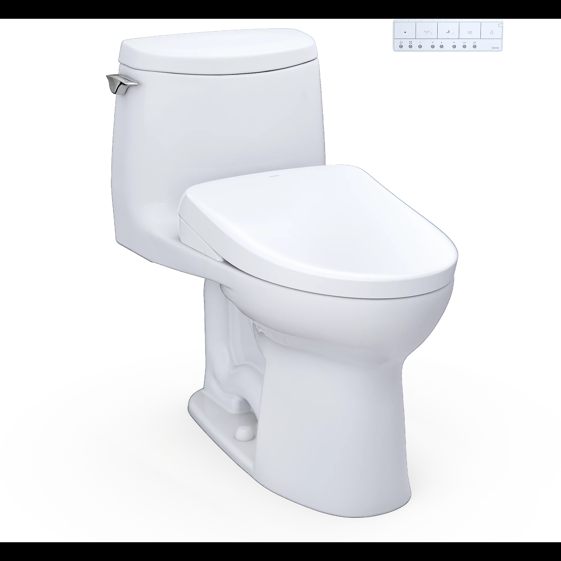 TOTO UltraMax II Cotton 1G Auto Flush One-Piece Toilet With S7A Washlet +
