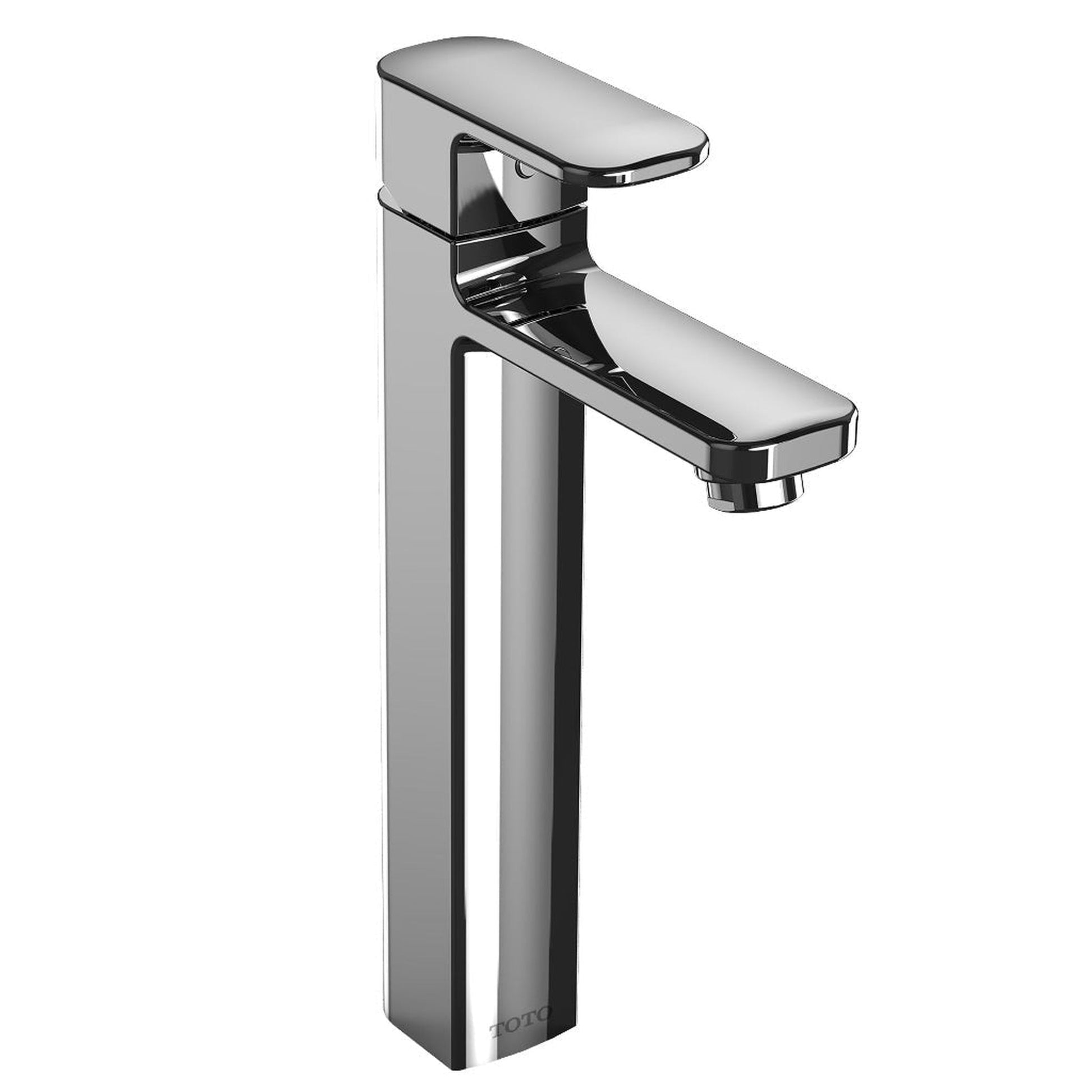 TOTO Upton Polished Chrome 1.2 GPM Single-Handle Vessel Bathroom Lavatory Faucet With Drain Assembly