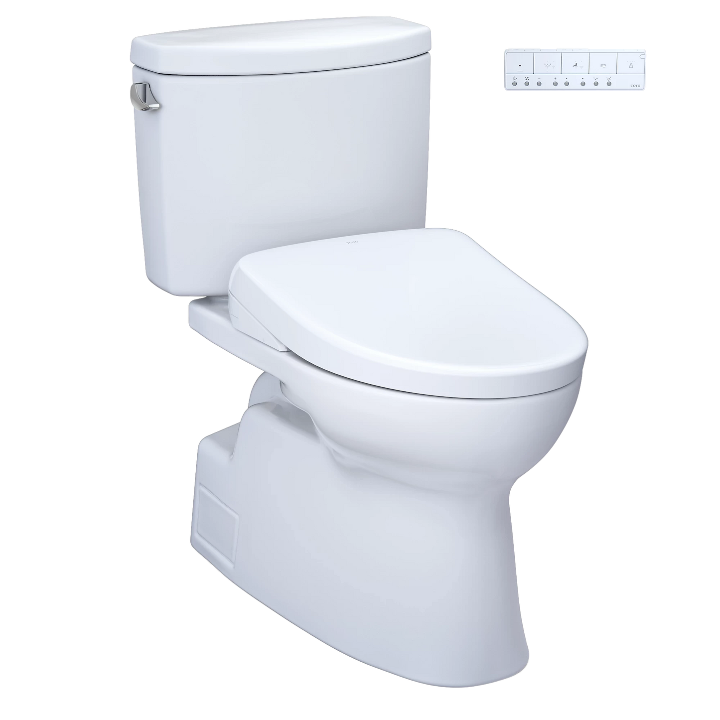 TOTO Vespin II Cotton 1.28 GPF Two-Piece Toilet With S7 Washlet +