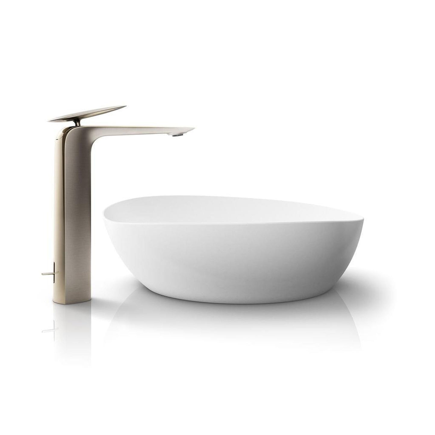 TOTO ZA Polished-Brushed Nickel 1.2 GPM Single-Handle Bathroom Sink Faucet With Comfort Glide