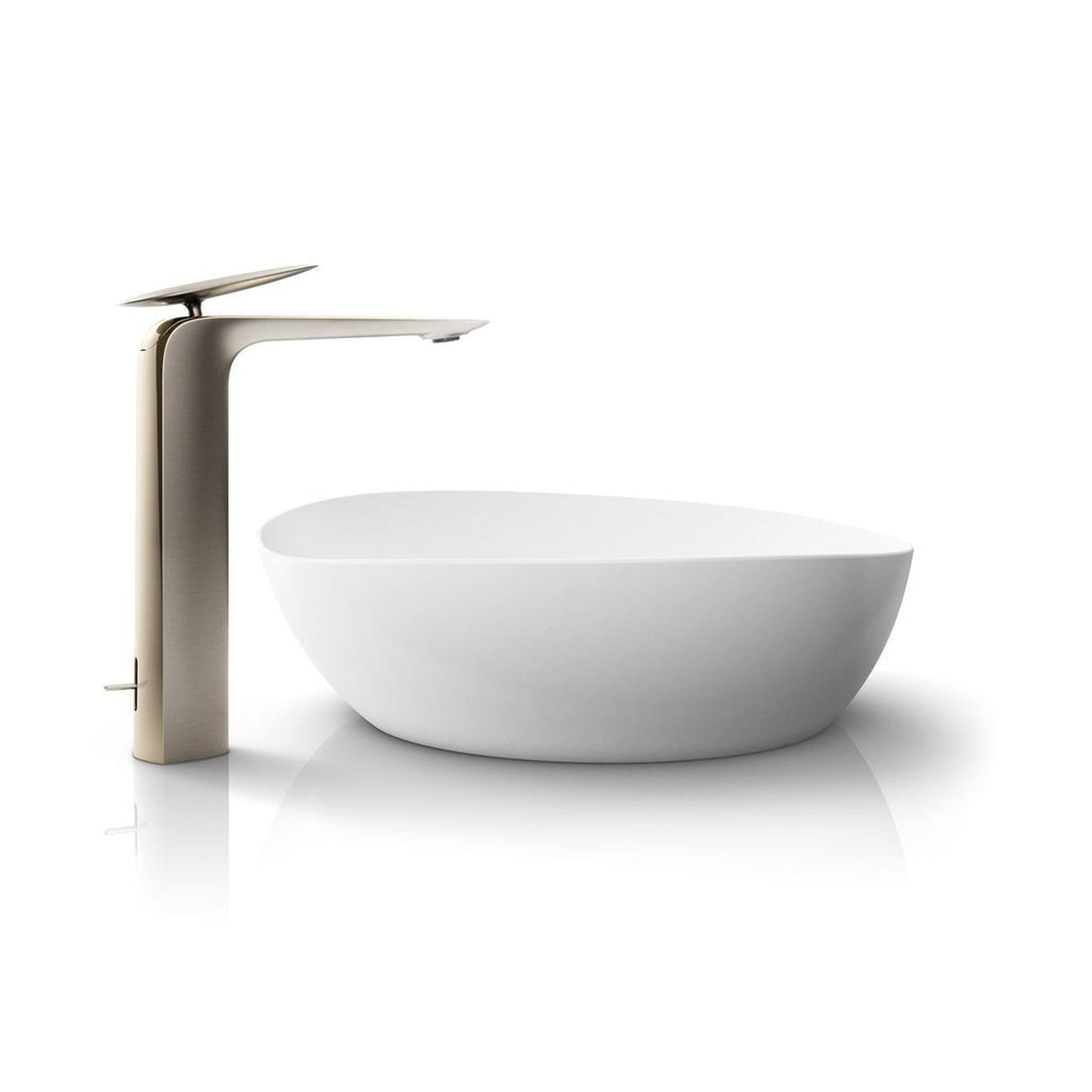 TOTO ZA Polished-Brushed Nickel 1.2 GPM Single-Handle Bathroom Sink Faucet With Comfort Glide