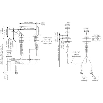 TOTO ZL Polished Chrome 1.2 GPM Single-Handle Bathroom Sink Faucet With Comfort Glide