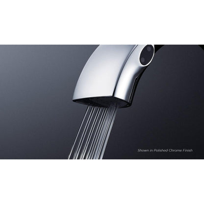 TOTO ZN Brushed Nickel 1.1 GPM Single Hole Touchless Automatic Sensor Bathroom Sink Faucet