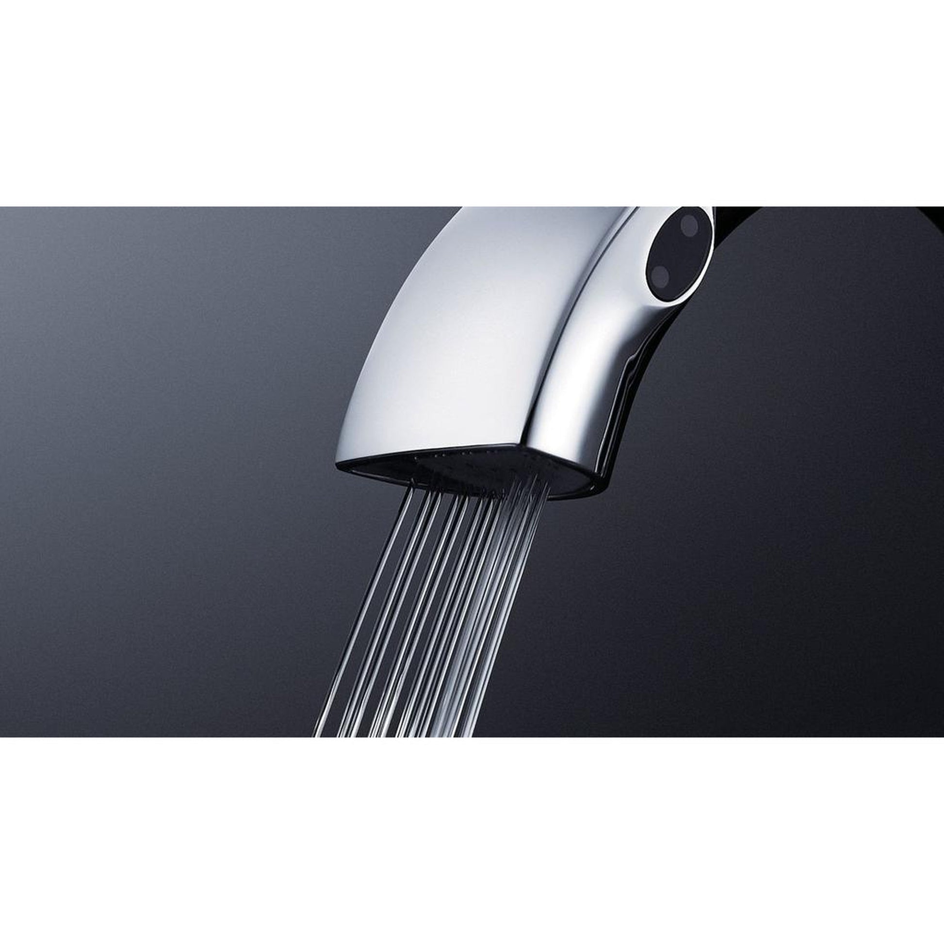 TOTO ZN Polished Chrome 1.1 GPM Single Hole Touchless Automatic Sensor Bathroom Sink Faucet
