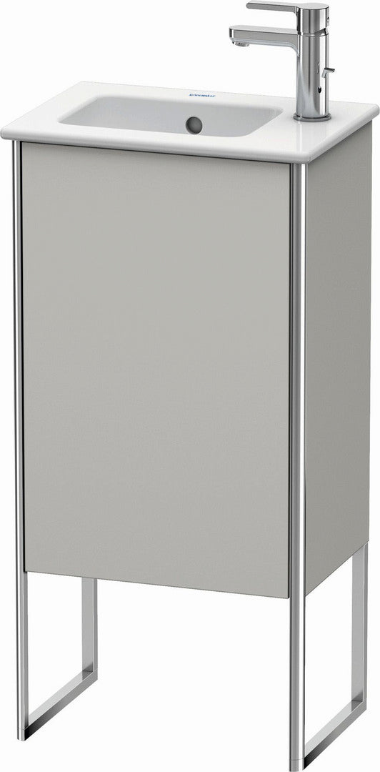 Duravit XSquare 16" Concrete Gray One Door Floorstanding Vanity Unit (XS4440L0707)
