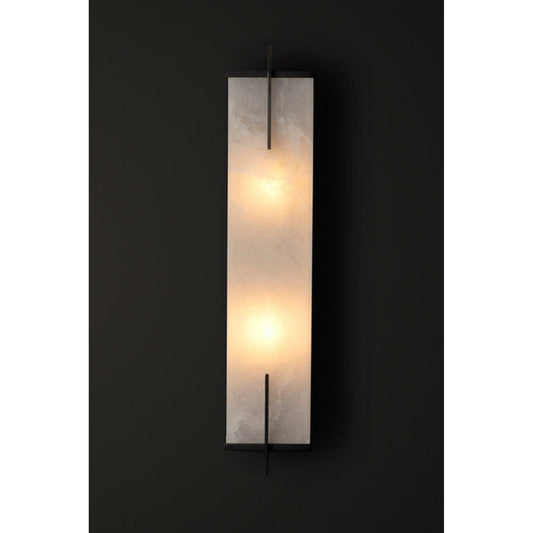 The Vault Beckett Alabaster Wall Sconce