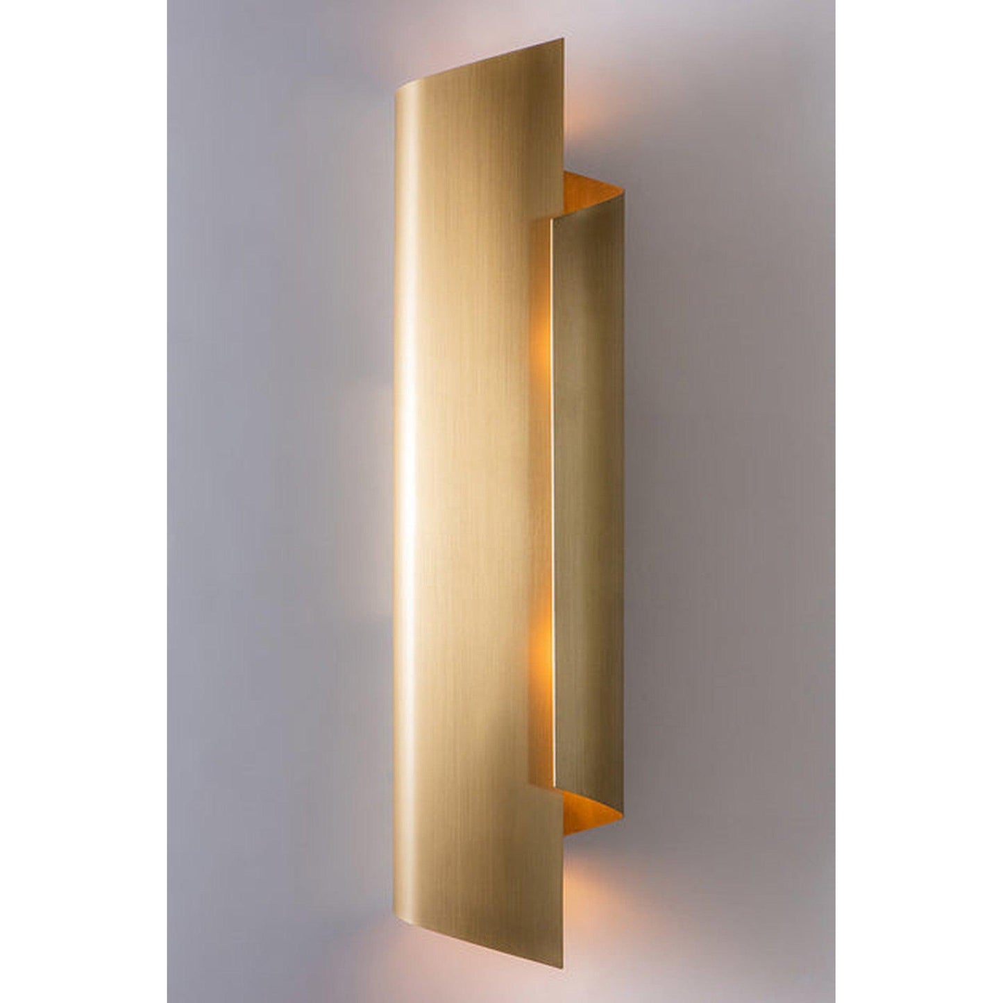 The Vault Behn Wall Sconce - Satin Brass