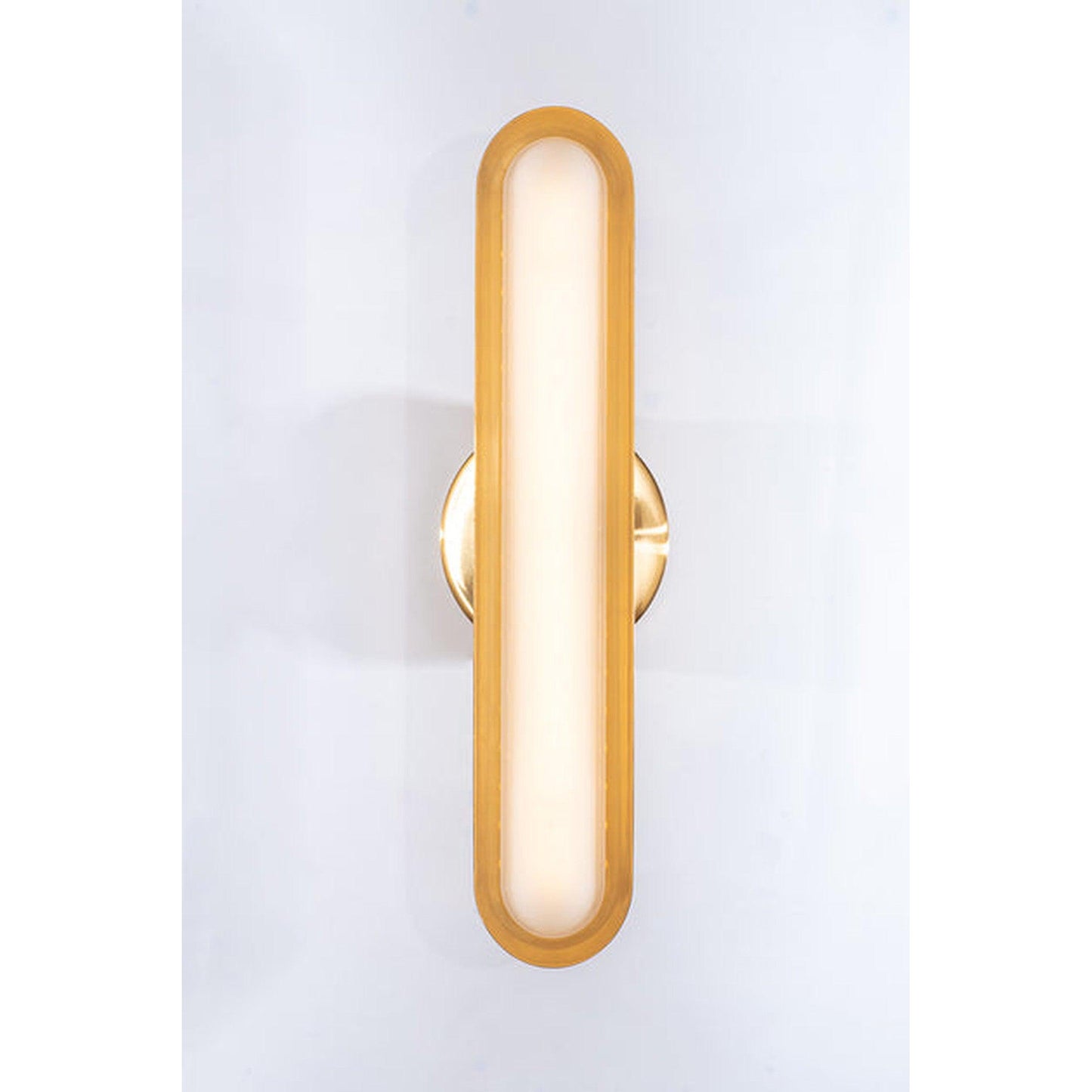 The Vault Odin Modern Wall Sconce - Satin Brass