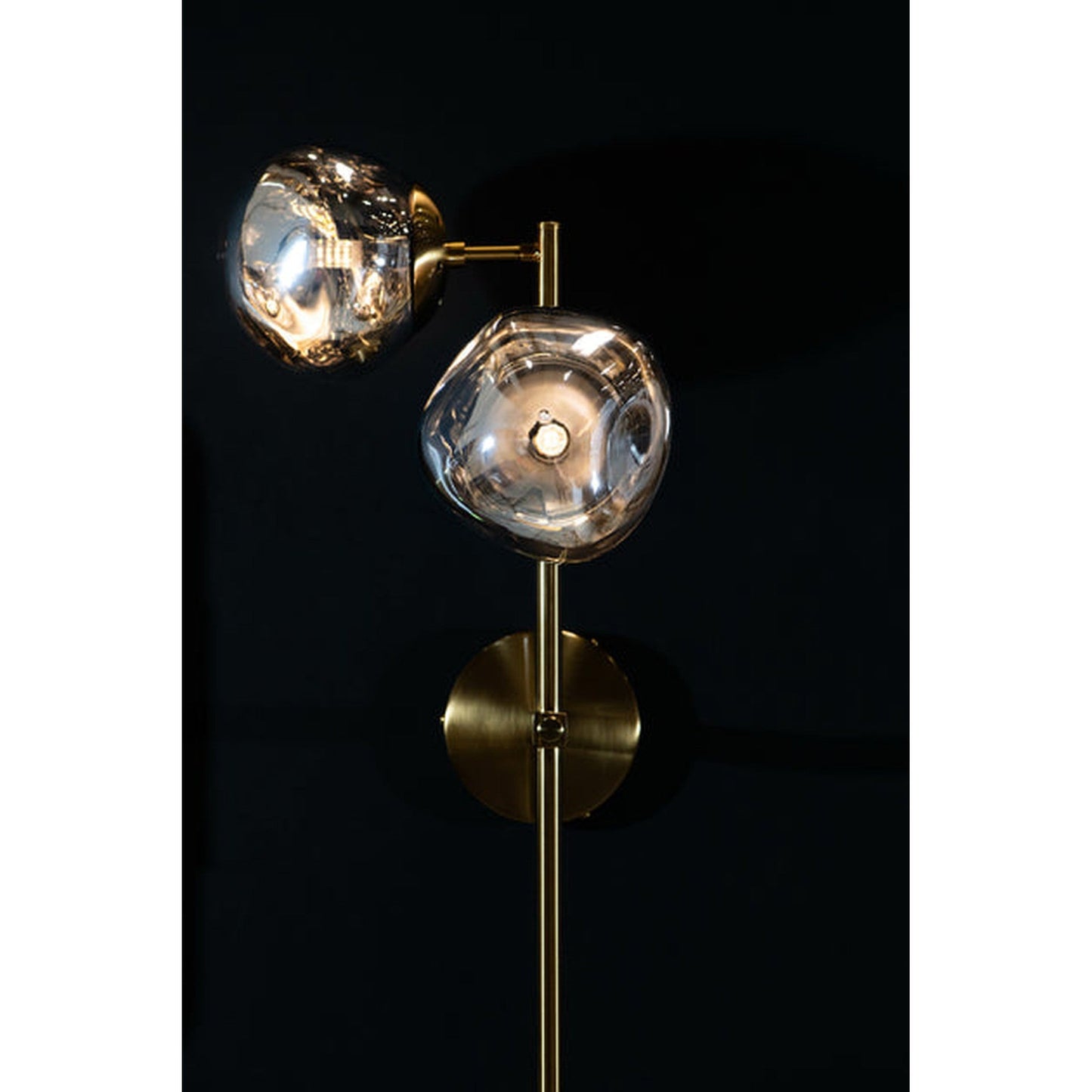 The Vault Rhome Ii Left Facing Wall Sconce - Satin Brass