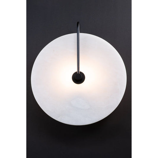 The Vault Rylan Alabaster Moon Wall Sconce