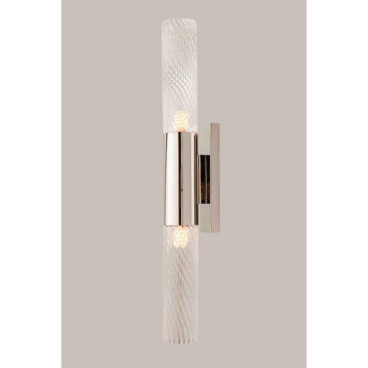 The Vault Samantha Wall Sconce - Turnberry Polished Stainless Steel