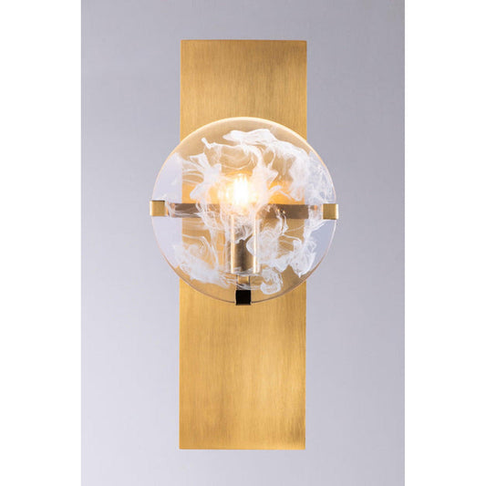 The Vault Solis Wall Sconce - Satin Brass