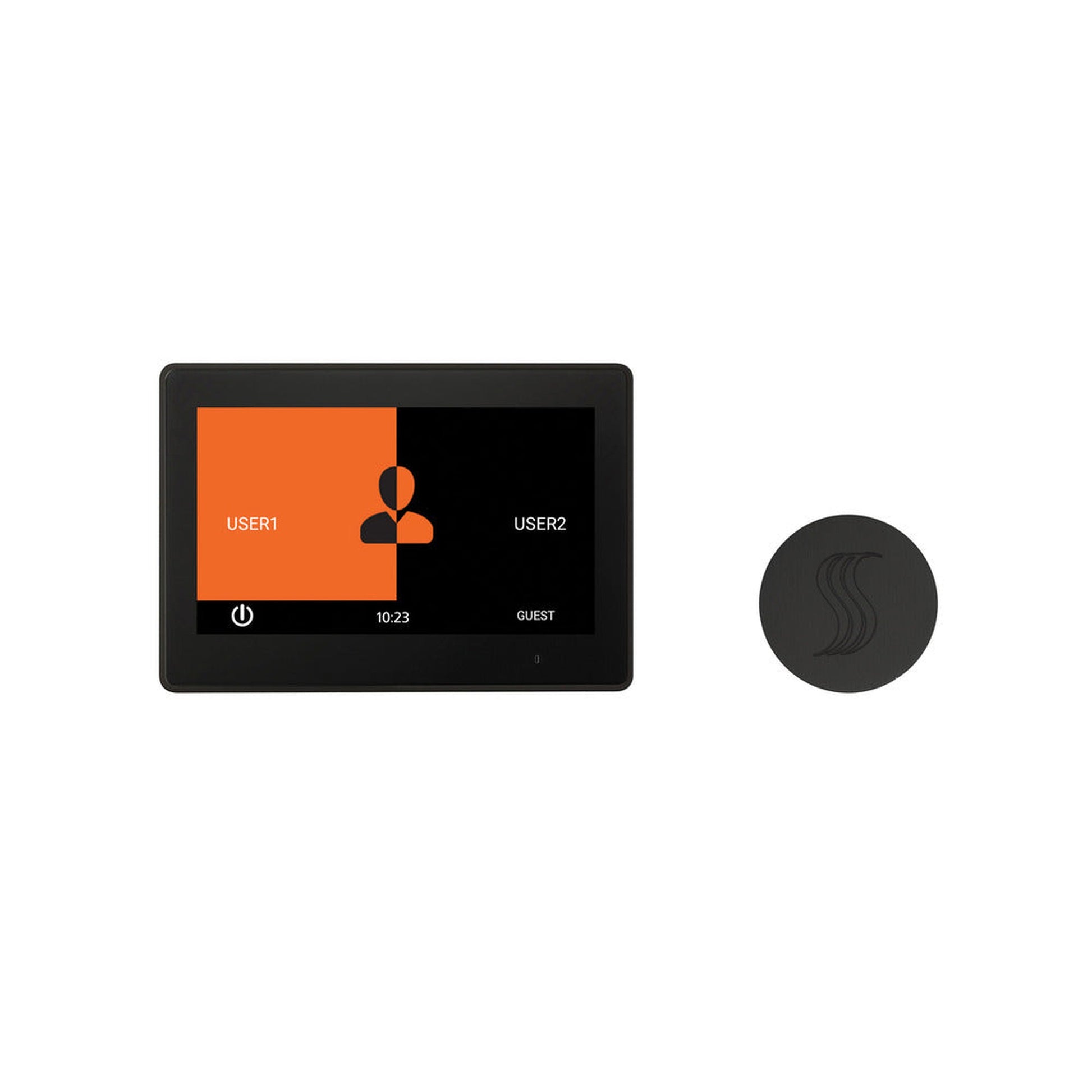 ThermaSol 10" Matte Black Finish ThermaTouch Control and Round SteamVection