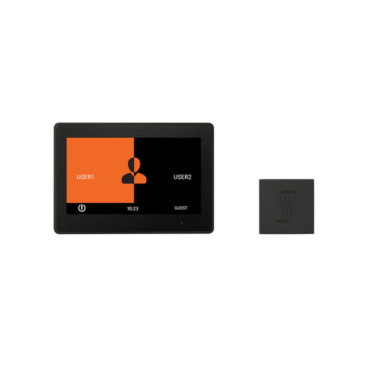 ThermaSol 10" Matte Black Finish ThermaTouch Control and Square SteamVection