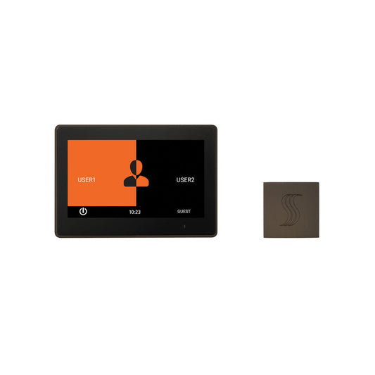 ThermaSol 10" Oil Rubbed Bronze Finish ThermaTouch Control and Square SteamVection