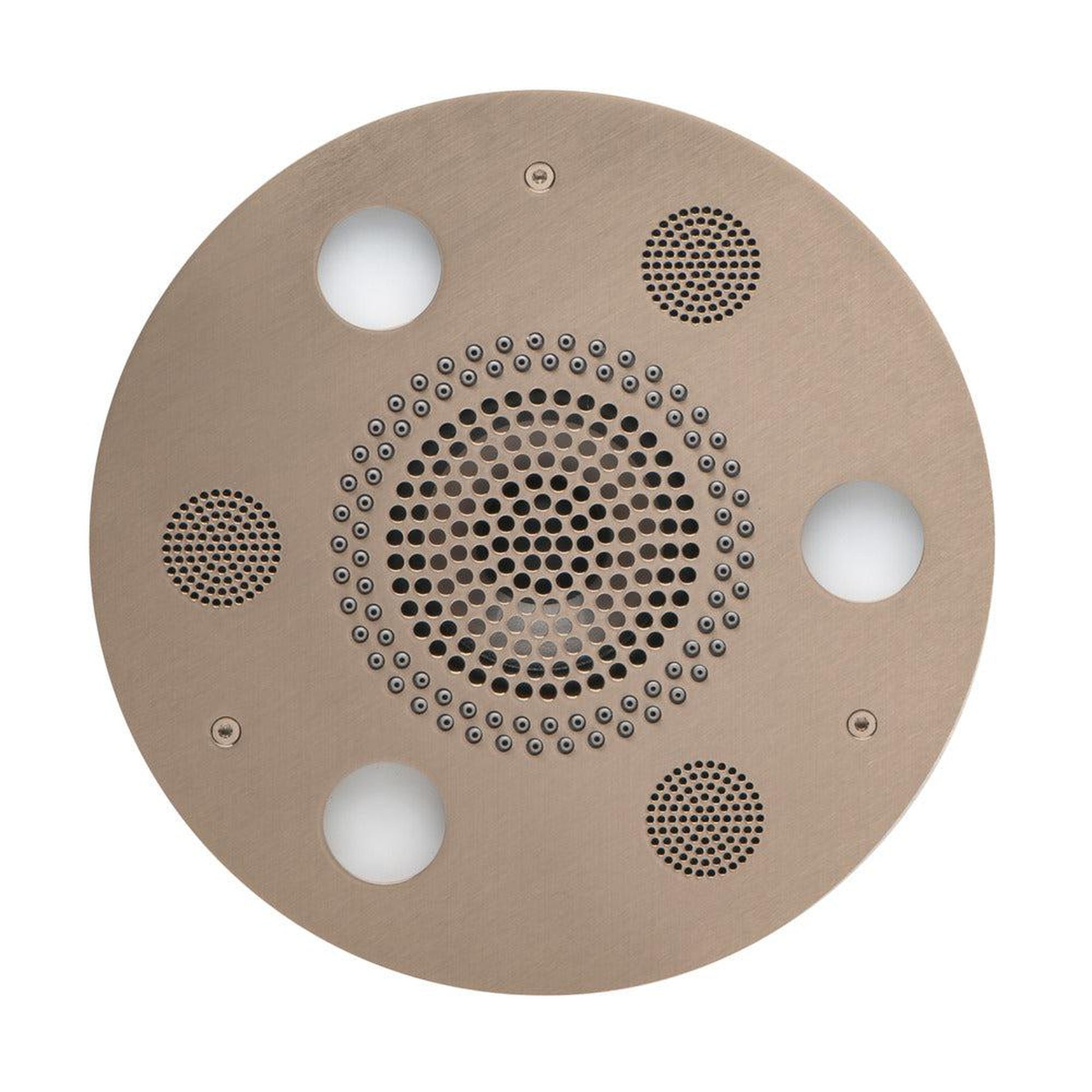 ThermaSol 10" Satin Nickel Finish Round Serenity Advanced Light, Sound and Rain System