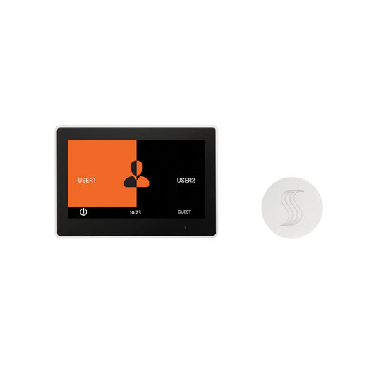 ThermaSol 10" White Finish ThermaTouch Control and Round SteamVection