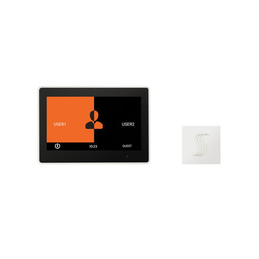 ThermaSol 10" White Finish ThermaTouch Control and Square SteamVection