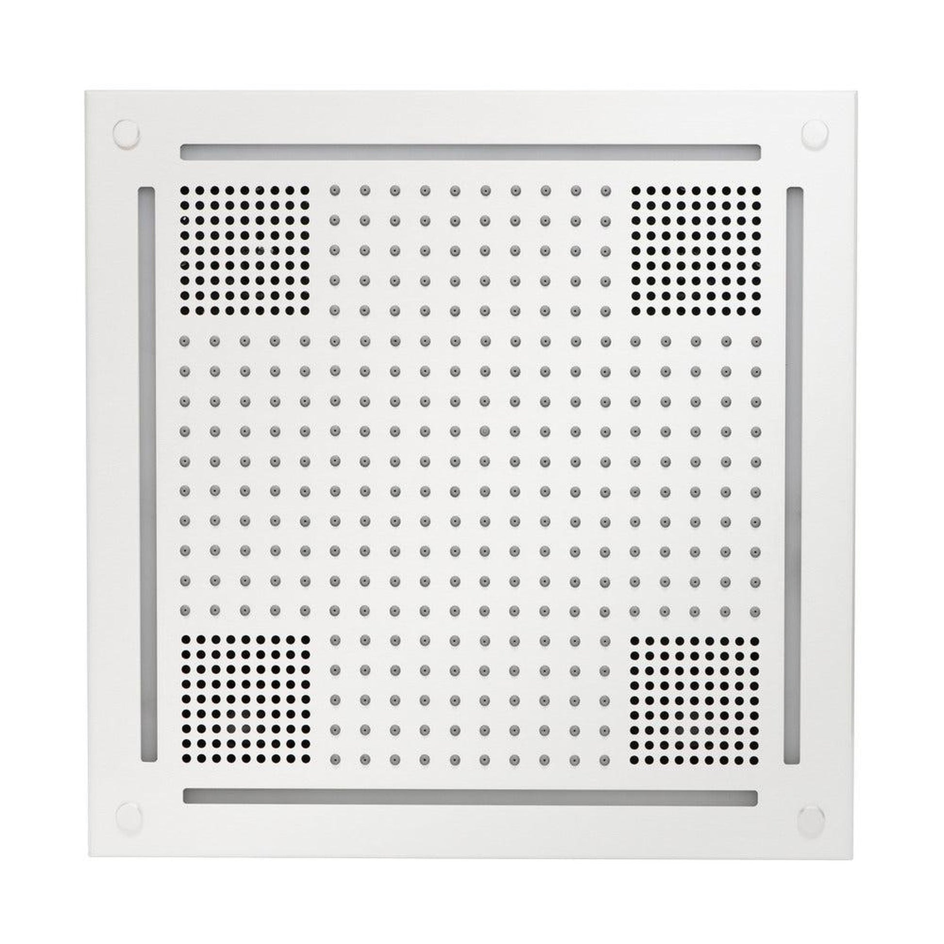 ThermaSol 18" x 18" White Finish Hydrovive Light, Sound and Rain System