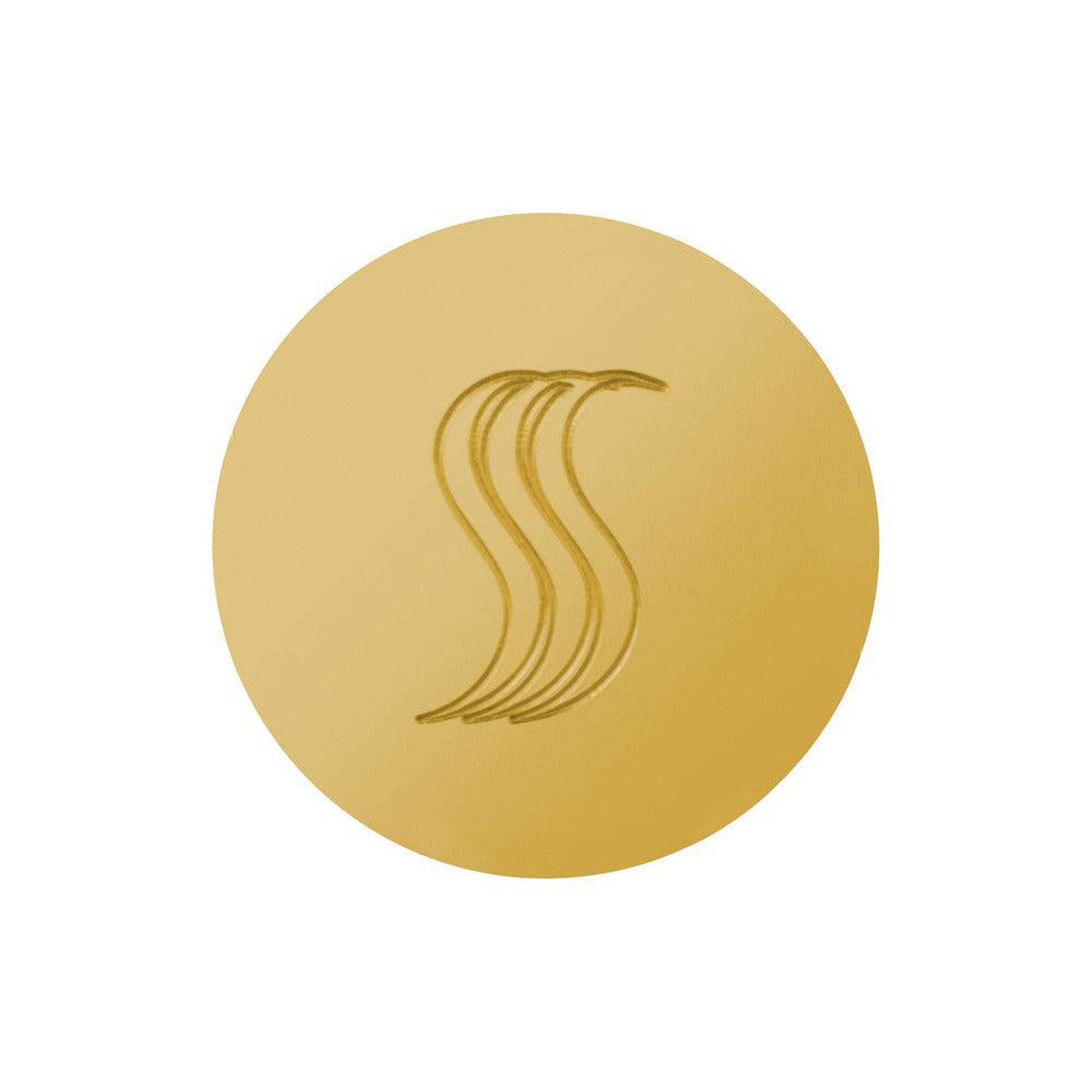 ThermaSol 2" Polished Gold Finish SteamVection Round Steam Head